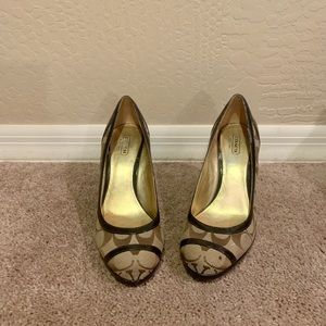 Coach wedges Size 7.5